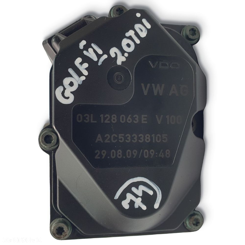PRZEPUSTNICA VW Golf VI A3 8P Octavia II 2.0 TDI 03L128063L A2C53338105 - 6