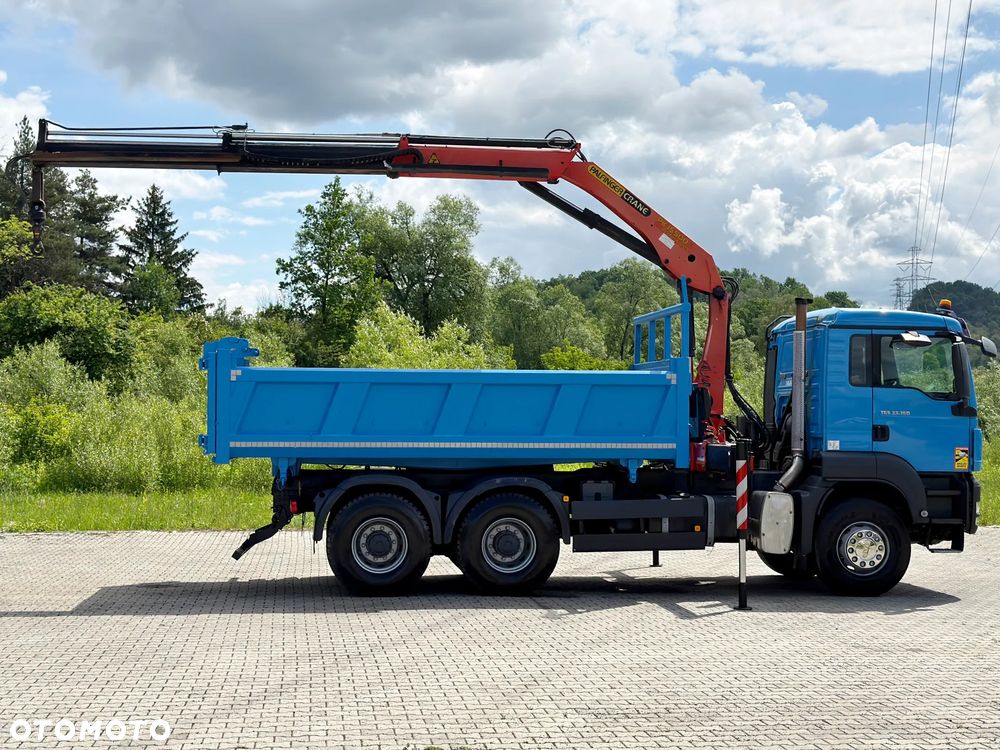 MAN TGS 33.360*Wywrotka 5,00 m + PALFINGER PK 15500 + PILOT + BORDMATIC*6x4 - 6