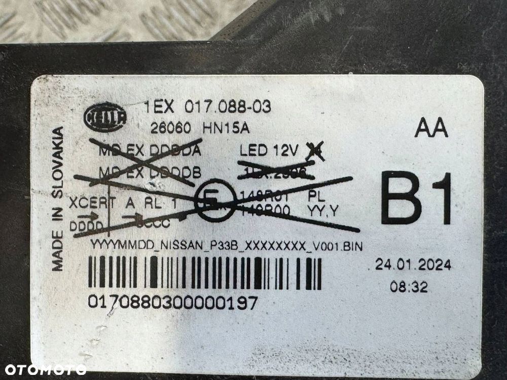 Nissan Qashqai III J12 2024-2025 Lampa przód przednia lewa LIFT UK - 16