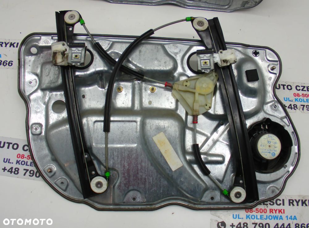 VW Polo 9N Podnośnik Mechanizm podnoszenia szyby przód lewa prawa strona - 7