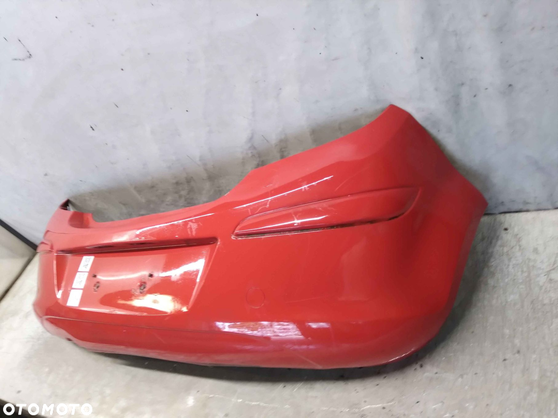 ^ ZDERZAK TYŁ TYLNY DO OPEL CORSA D Z547 CZERWONY 3D 3 DRZWI HB - 3