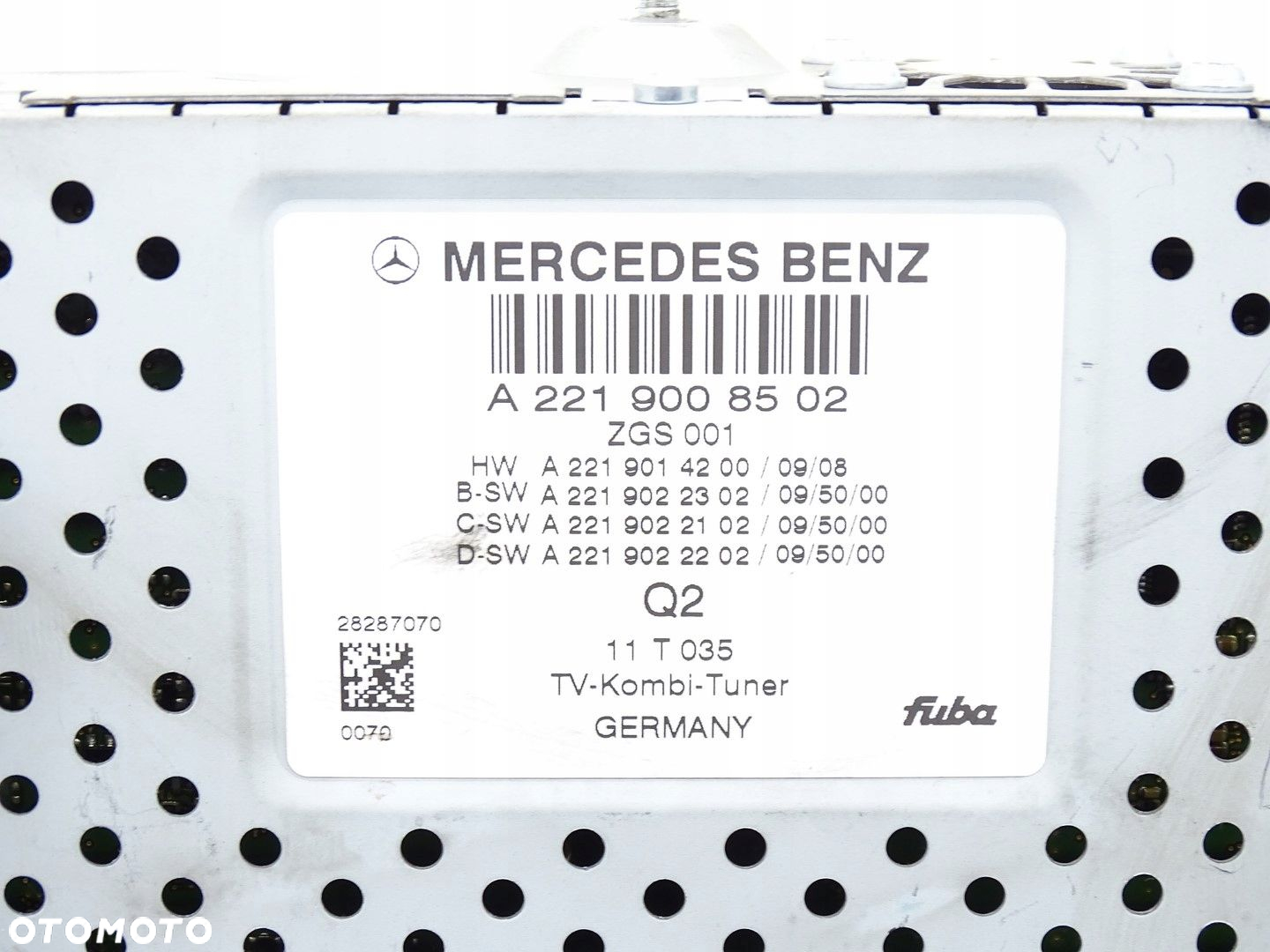 MODUŁ WZMACNIACZ TUNER CYFROWY TV MERCEDES CLS W218 W212 W221 A2219008502 - 4