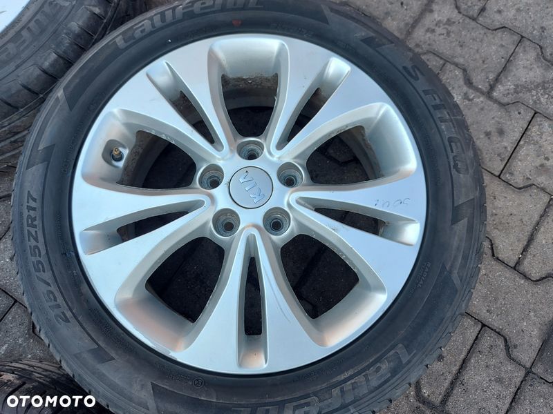 kia soul 2 ii felgi aluminiowe 17r 6,5j et51 52910-b2200 komplet 5x114,3 - 4