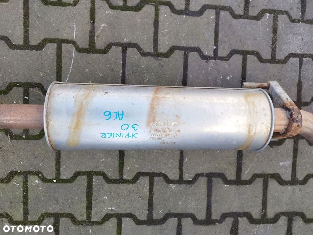 KOMPLETNY WYDECH TLUMIK SPRINTER 906 3.0 V6 PUSTY - 4