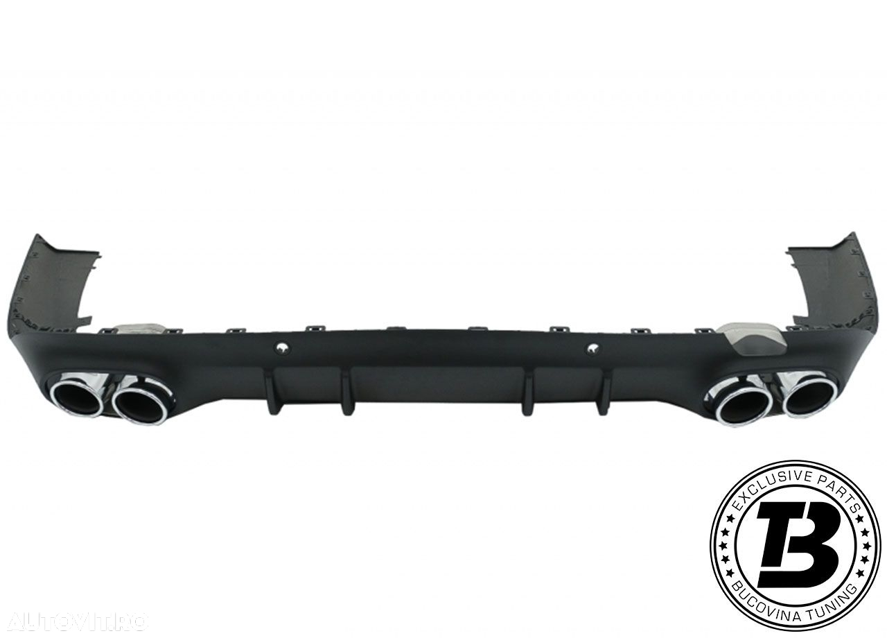 Difuzor Bara Spate cu Ornamente compatibil cu Mercedes CLS C257 CLS53 Design - 4
