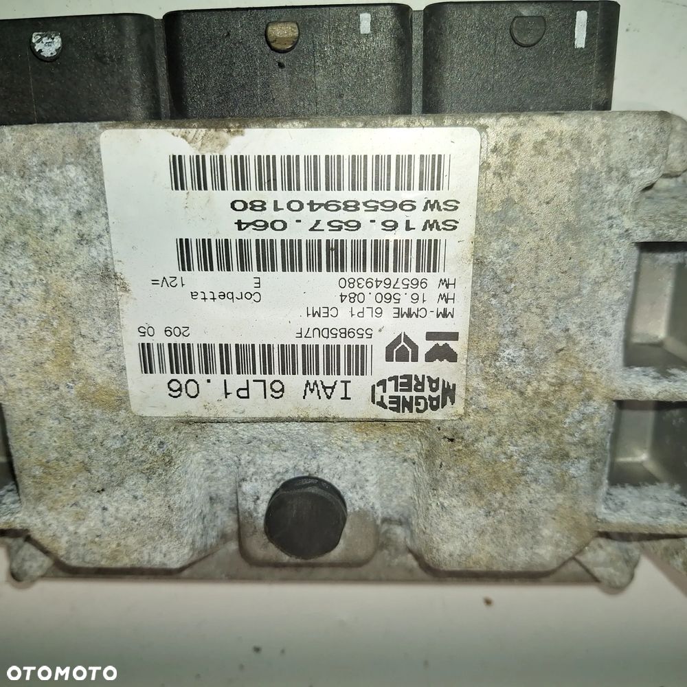 KOMPUTER STEROWNIK SILNIKA CITROEN PEUGEOT IAW 6LP1.06 9658940180 - 2