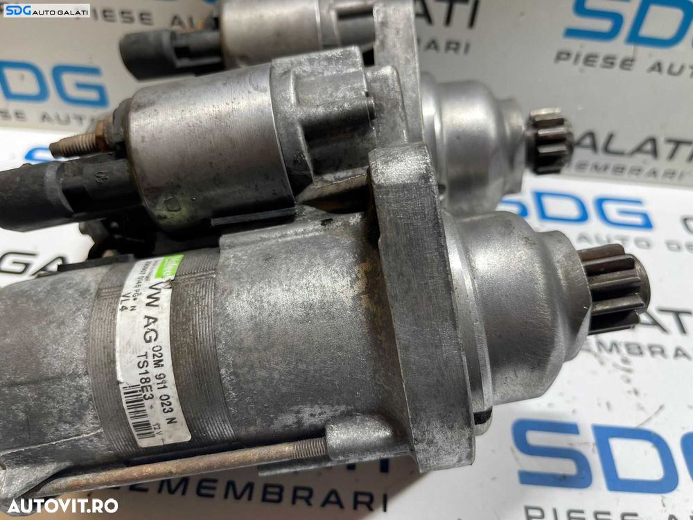 Electromotor cu 11 Dinti Volkswagen Passat B7 2.0 TDI CFFA CFFB CFGC 2010 - 2015 Cod 02M911023N [B3604] - 9