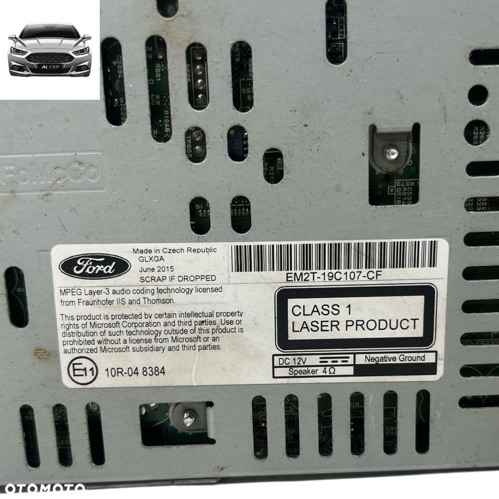 RADIO FABRYCZNE FORD S-MAX MK2, GALAXY MK4 EM2T-19C107-CF - 3