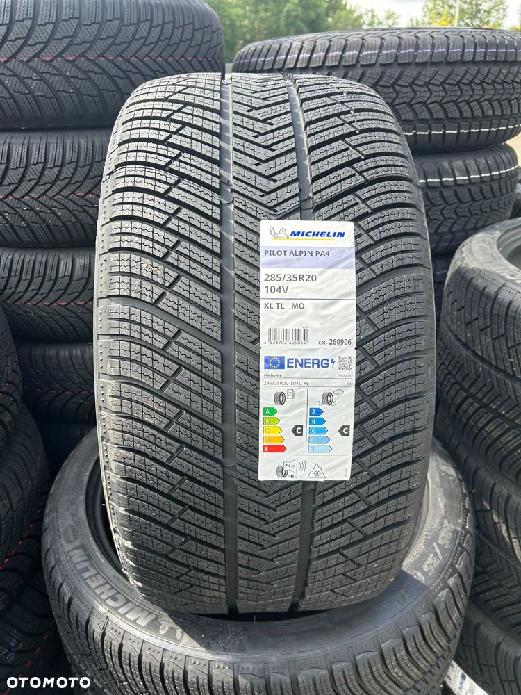 2x 285/35R20 Michelin Pilot Alpin PA4 MO 104 V opony zimowe