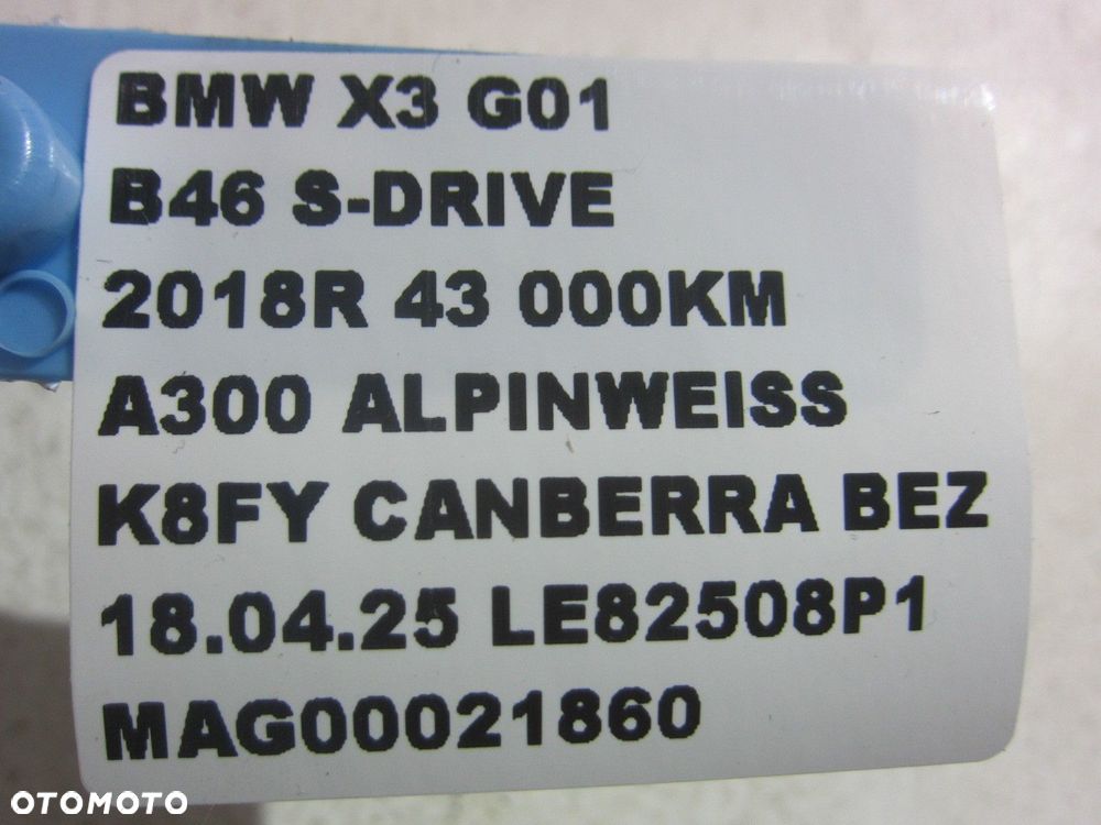 BMW X3 G01 G02 X4 ZACISK HAMULCOWY PRAWY TYLNY TYŁ 34216887386 6887386 - 10