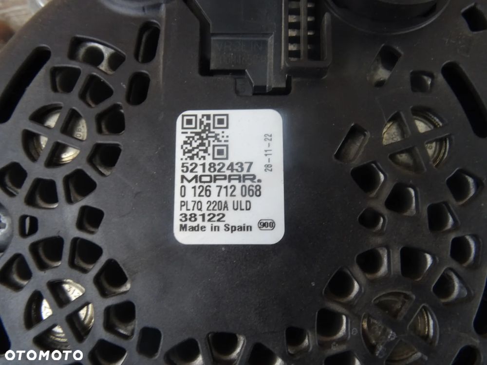 ALTERNATOR FIAT DUCATO III 2.2 MULTIJET 52182437 FCA OE FIAT ORYGINAŁ - 3