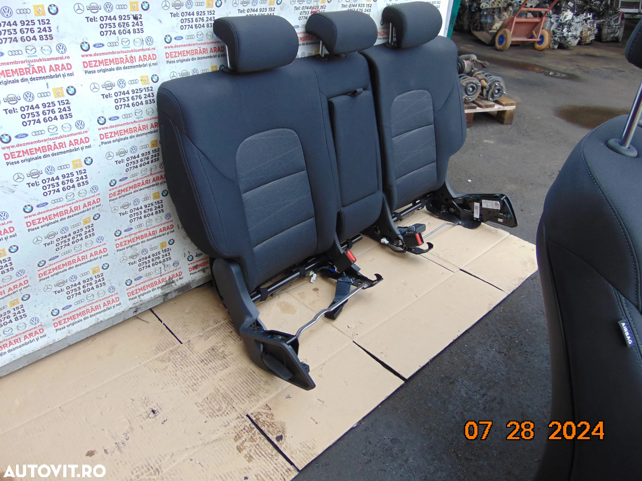Scaune Hyundai Tucson 2015-2021 scaune fata banchete spate bancheta interior complet - 12
