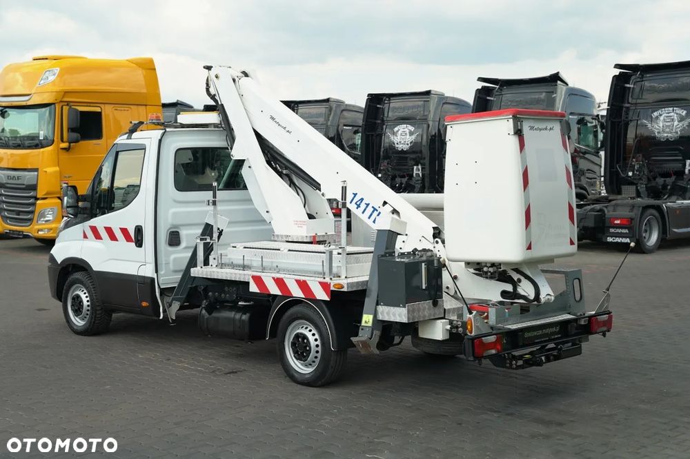 Iveco DAILY 35-140 / ZWYŻKA / PODNOŚNIK KOSZOWY FRANCE ELEVATEUR 141 TLE / 4 PODPORY / MANUAL / 2018 R - 14