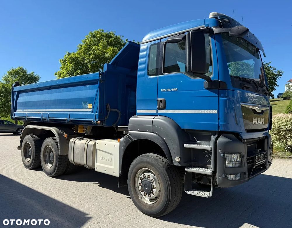 MAN TGS 26.480 6x6 Meiller – Wywrotka 3-stronna | Euro 6 | Napęd 6x6 - 3