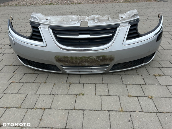 Saab 95 9-5 zderzak przedni przód xenon 06-09 kompletny
