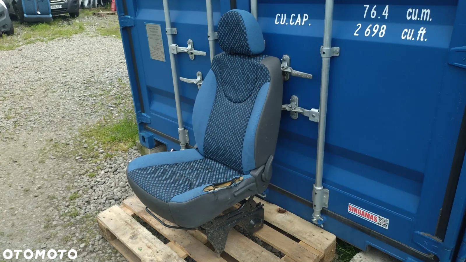 FOTEL KIEROWCY SCUDO EXPERT JUMPY OD 06- NO 625/103 - 2