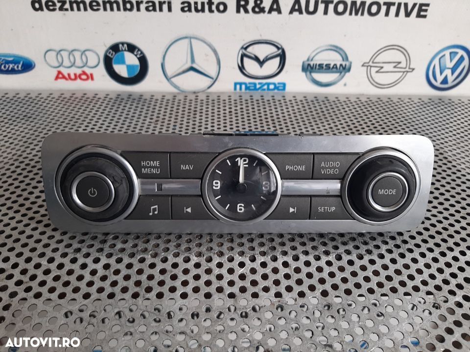 Panou Modul Comenzi Radio Cd Navi Ceas Potentiometru Range Rover Sport An 2011-2013 - 1