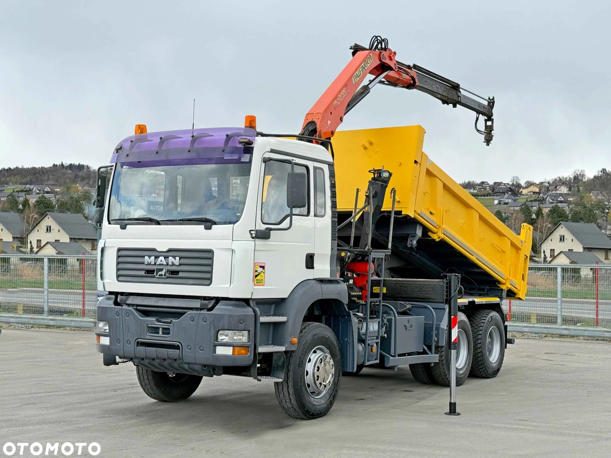 MAN TGA 33.350 * WYWROTKA 4,70 m * PK 12000 * 6x4 * STAN BDB - 2