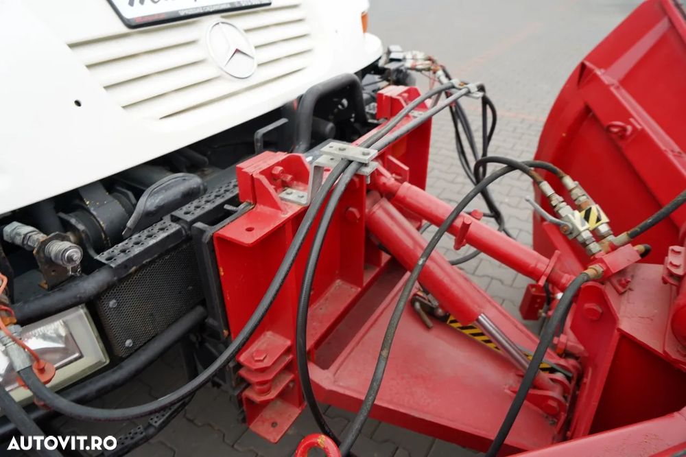 Mercedes-Benz UNIMOG U300 / 4X4 / BASCUNĂTOR 3 LATE / PLUG / MUNICIPAL / CUPLĂRI HIDRAULICE / EPS + AMBREIAJ - 20