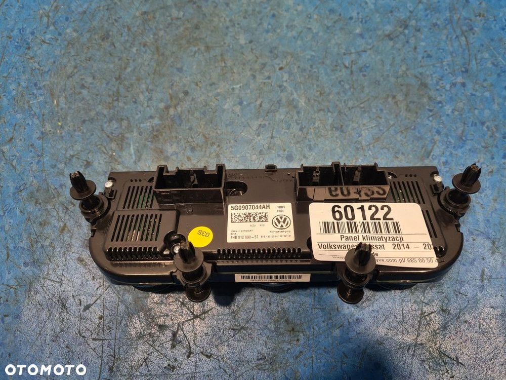 VOLKSWAGEN PASSAT B8 PANEL KLIMATYZACJI 5G0907044AH LI7F CUAA - 7