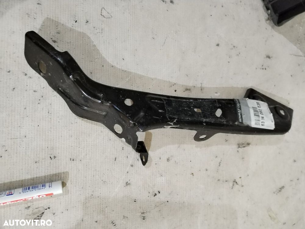 Suport vertical dreapta aripa fata, Renault Megane 4, 2016, 2017, 2018, 2019, 2020, cod origine OE 631409063R. - 1