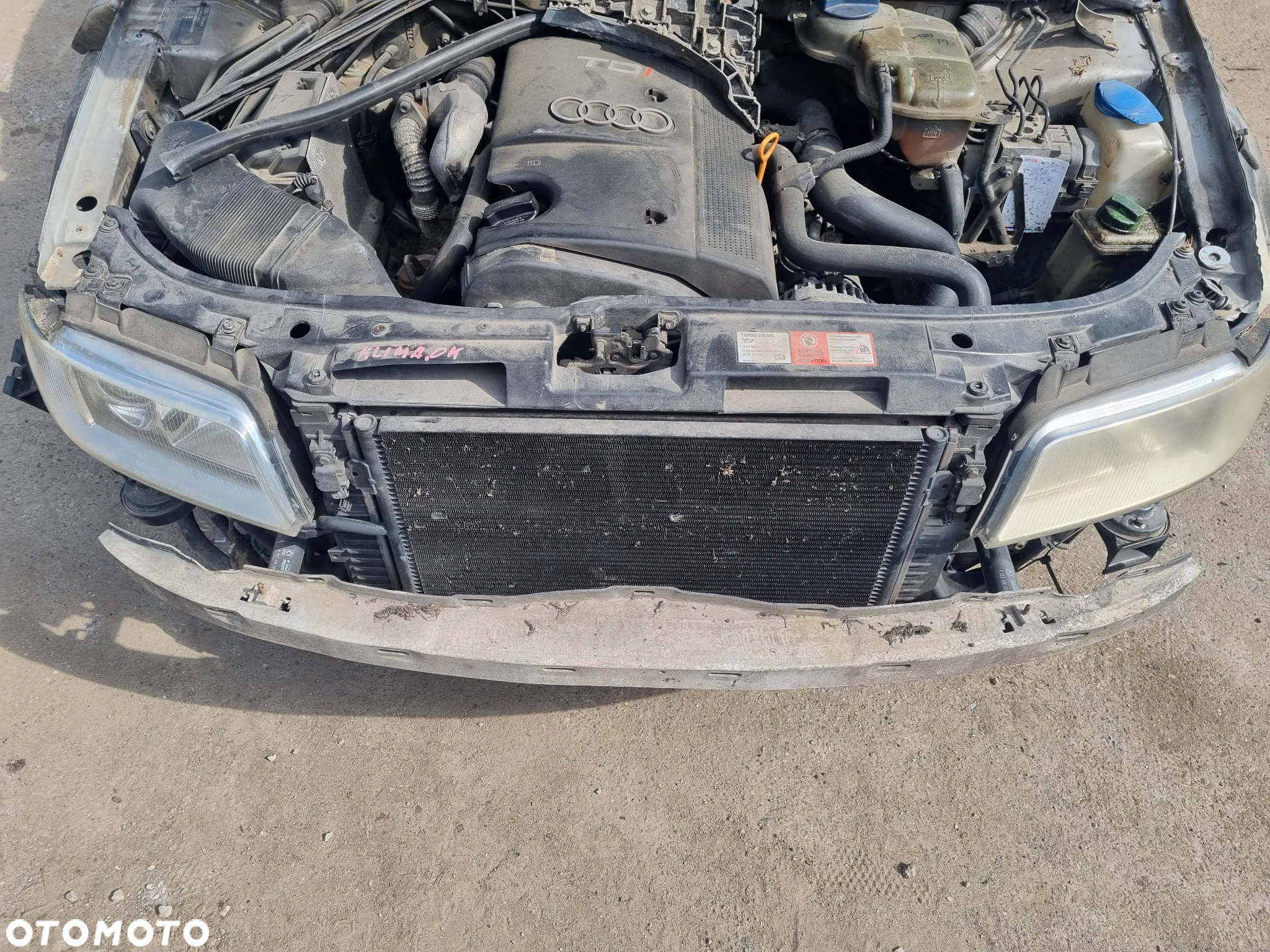 AUDI A4 B5 95-01 LIFT 1999 r. PAS PRZEDNI + KOMPLET CHŁODNIC 1,9 TDI 110 KM * - 2