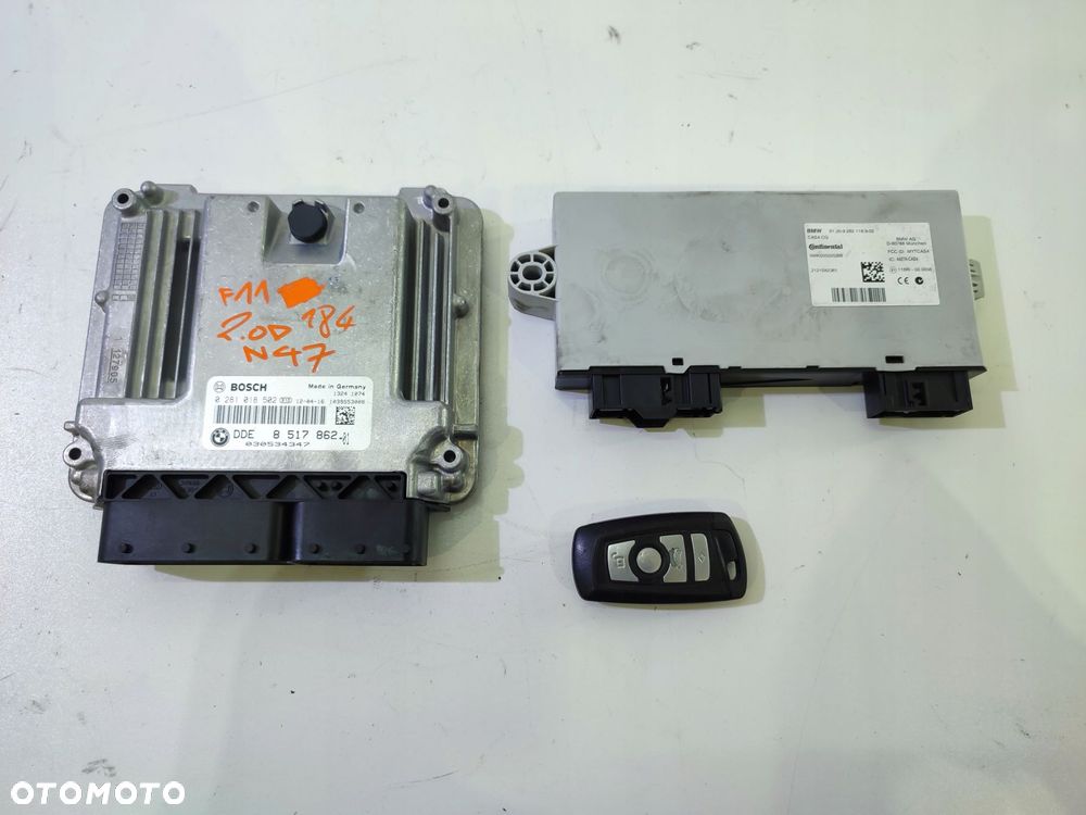 BMW F10 F11 STEROWNIK SILNIKA ZESTAW 2.0D N47 - 1