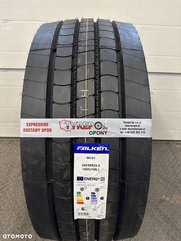 1610netto JAPOŃSKA opona 385/55 R22.5 FALKEN 385 55 przód RI151 Front