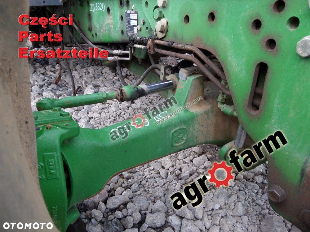 John Deere 6320 części,  skrzynia biegów, silnik - 3