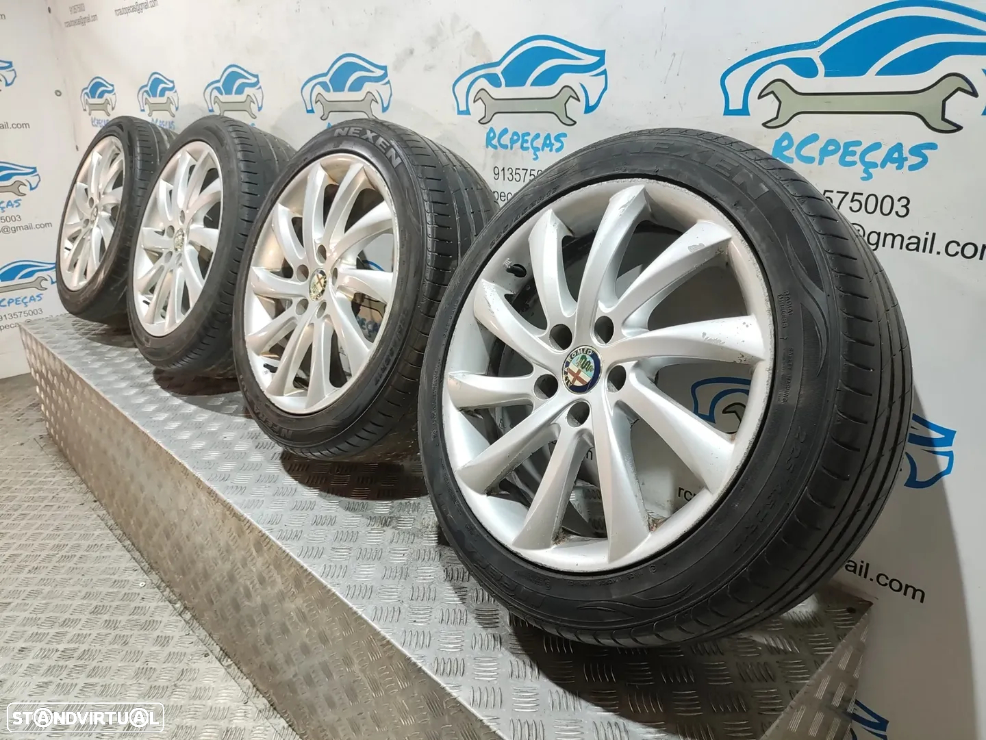 Jantes 17" Alfa Romeo - Giulietta - ORIGINAIS - 7,5J | ET41 | 5x110 - 17 Polegadas | 156093270 | Pneus | 225 45 17 | Jante | - 3
