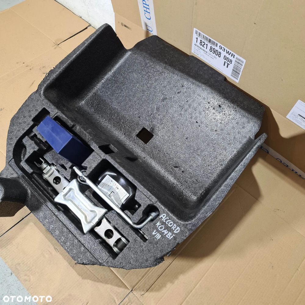 HONDA ACCORD VIII STYROPIAN WKŁAD BAGAŻNIKA LEWAREK KOMPRESOR KOMBI - 2