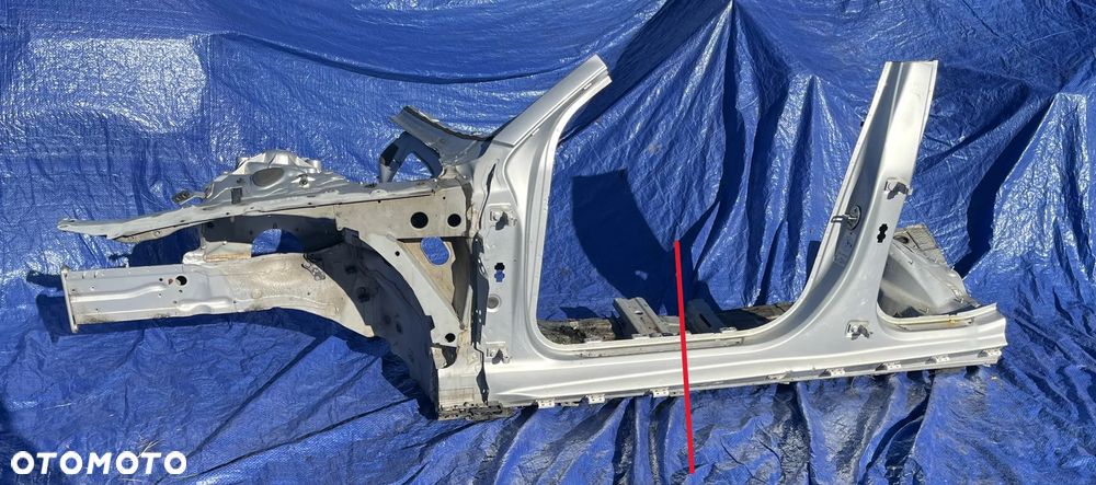 AUDI A6 C7 PODŁUŻNICA FARTUCH BOK ĆWIARTKA SŁUPEK A SŁUPEK B PRÓG ĆWIARTKA LEWA - 2