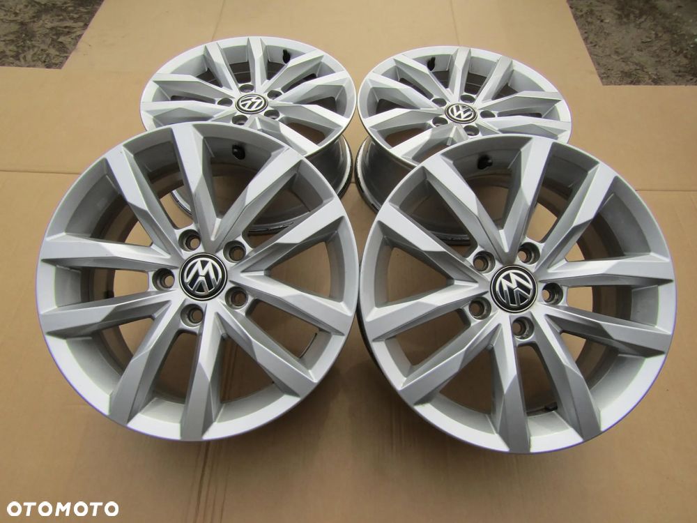 4x Felgi 16 VW T4 Touran Caddy Jetta Golf V VI VII VIII Passat B5 B6 B7 B8 6,5 j 5x112 ET41 / 3Q0601025 - 11