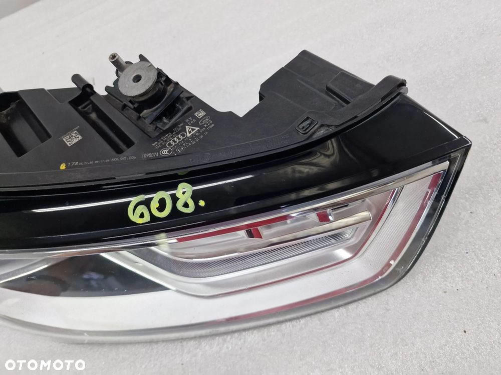 AUDI A1 LIFT 8XA 13- PRAWA LAMPA PRZEDNIA PRZÓD XENON + LED , NR 8XA941006 , NR AUKCJI LA608 - 6