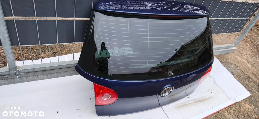 Klapa bagażnika VW Golf 5 hatchback LD5Q kompletna szybą części - 2