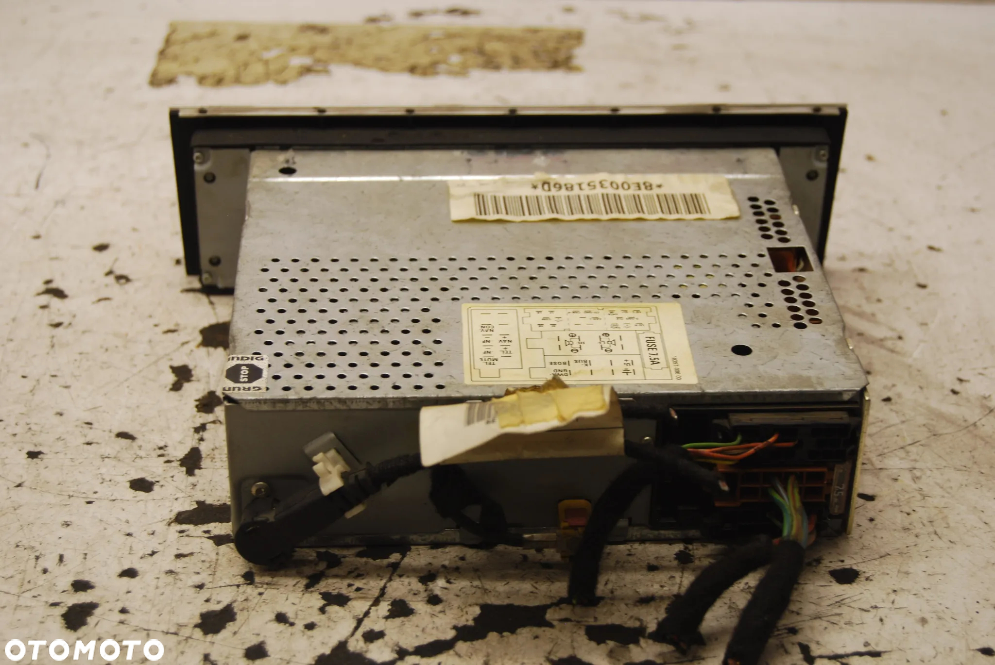 RADIO AUDI CONCERT CD 8E0035186D AUDI A4 B7 B6 8E0035186 - 3