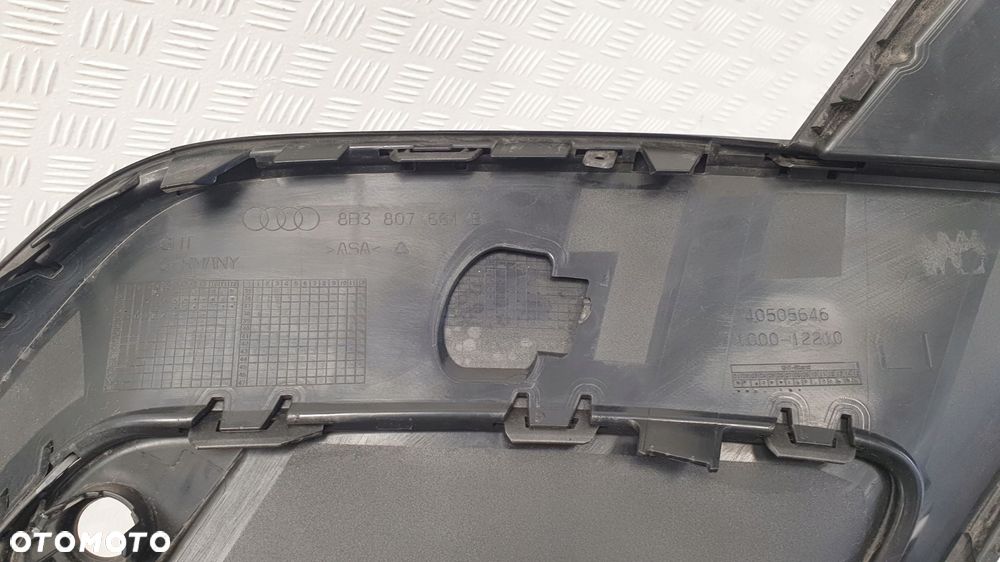audi a5 b10 kratka zderzaka przód lewa 8b3807681b - 4