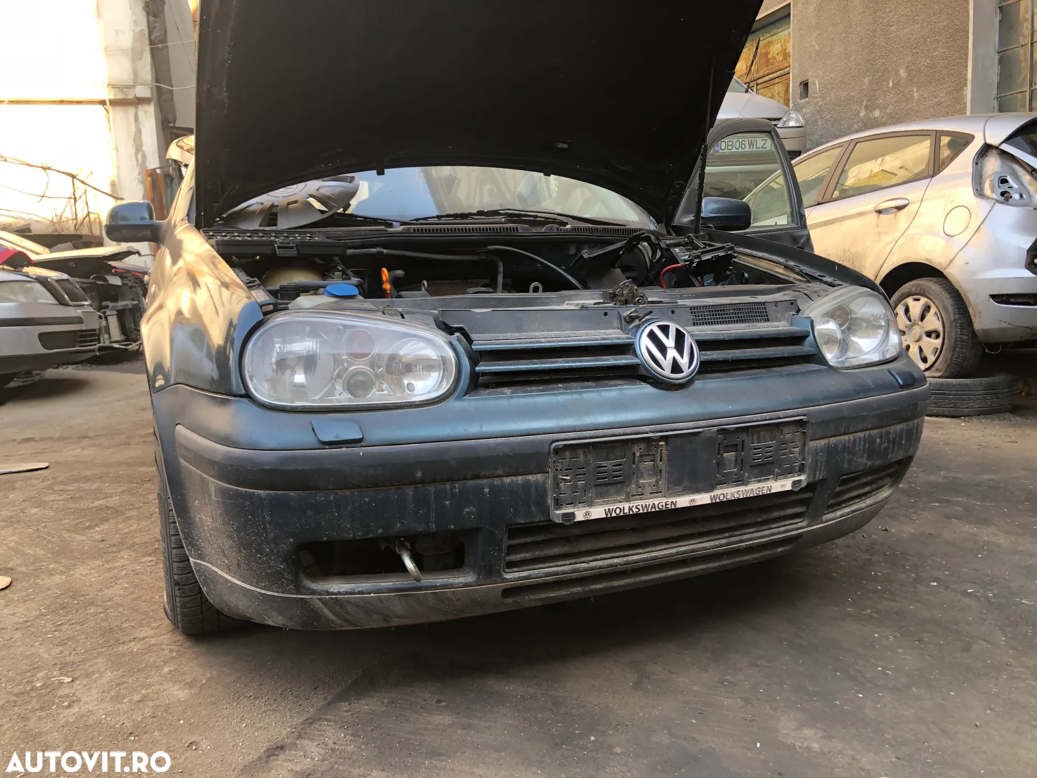 Bara fata VW Volkswagen Golf 4 verde inchis - 3