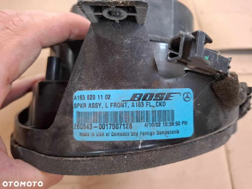 GŁOŚNIK BOSE MERCEDES W163 ML A1638201102 LEWY PRZEDNI - 3