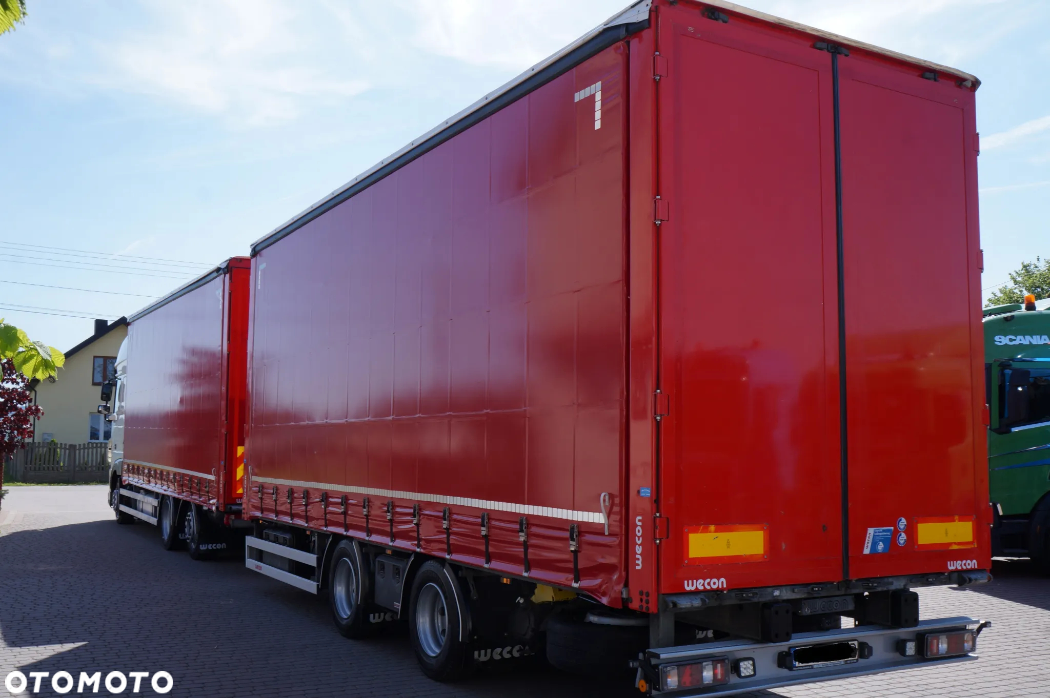 DAF XF 480 EURO 6 ZESTAW TANDEM PRZEJAZDOWY 120 M3  7,8 M + 7,8 M WECON - 3