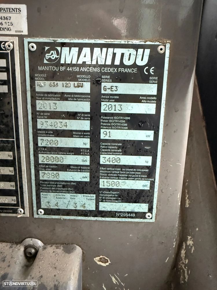 Manitou MLT634 120 - Agrícola - 8