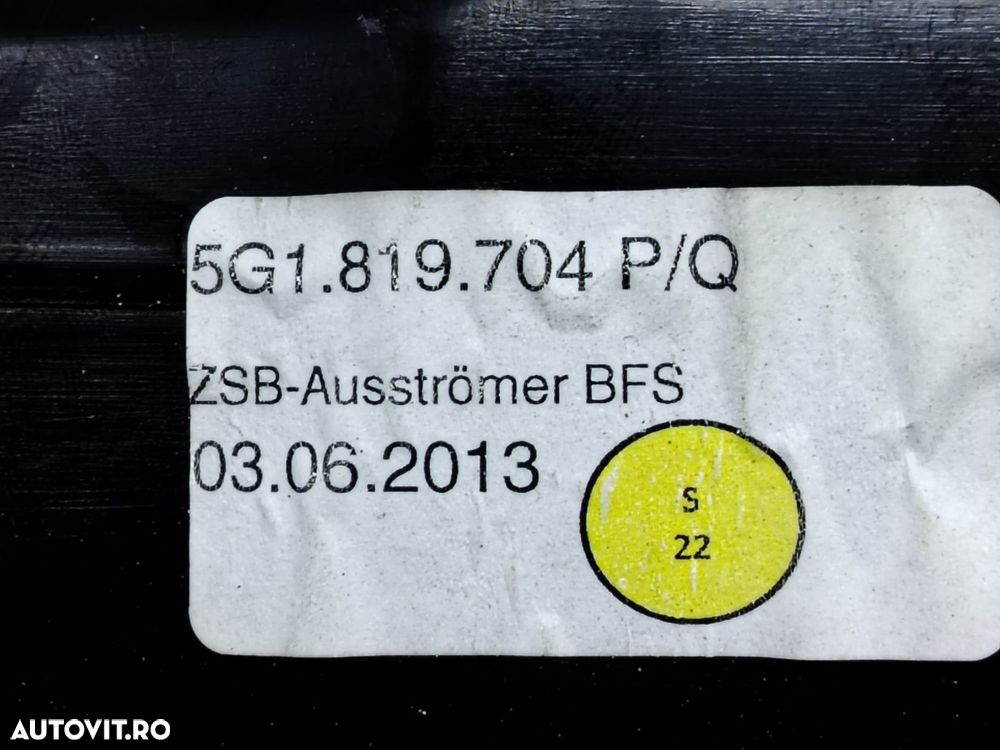 Grila ventilatie bord 5g1819704p Volkswagen VW Golf 7 [2012 - 2017] 1 - 3