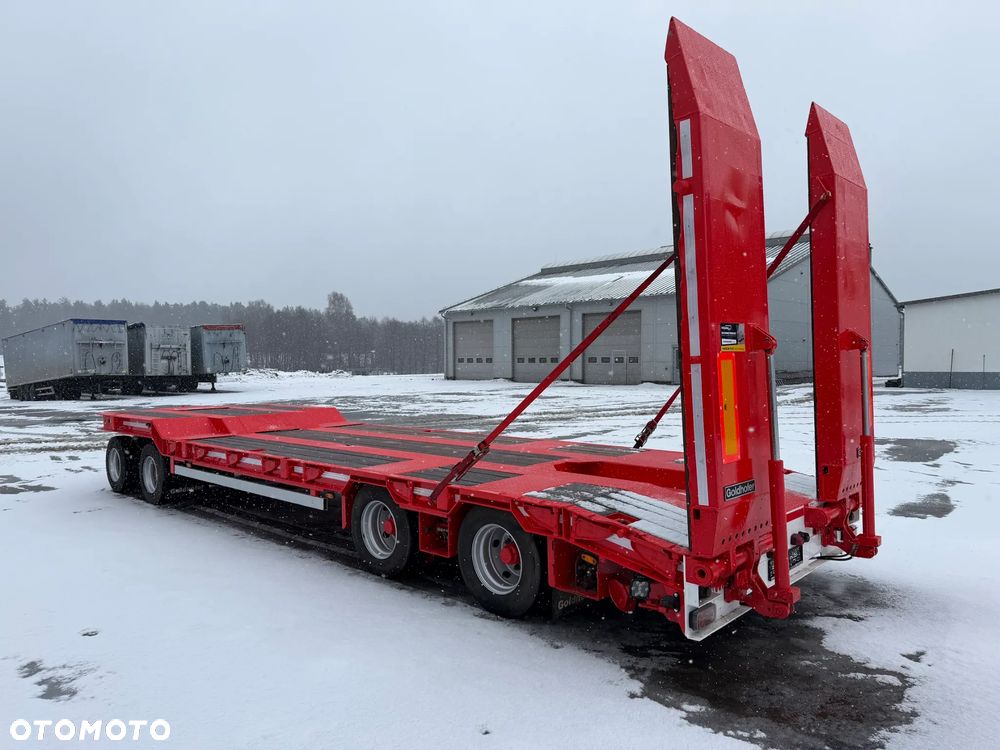 Goldhofer Przyczepa niskopodwoziowa 4-osiowa Długość 9,25 m Najazdy Hydrauliczne 2010 rok - 5