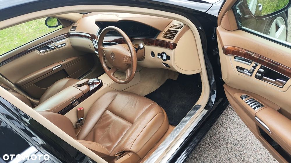 MERCEDES W221 3.0 CDI V6 106TYŚ MIL CZARNY C197 197 BRĄZOWA SKÓRA TAPICERKA WNĘTRZE CZĘŚCI - 10
