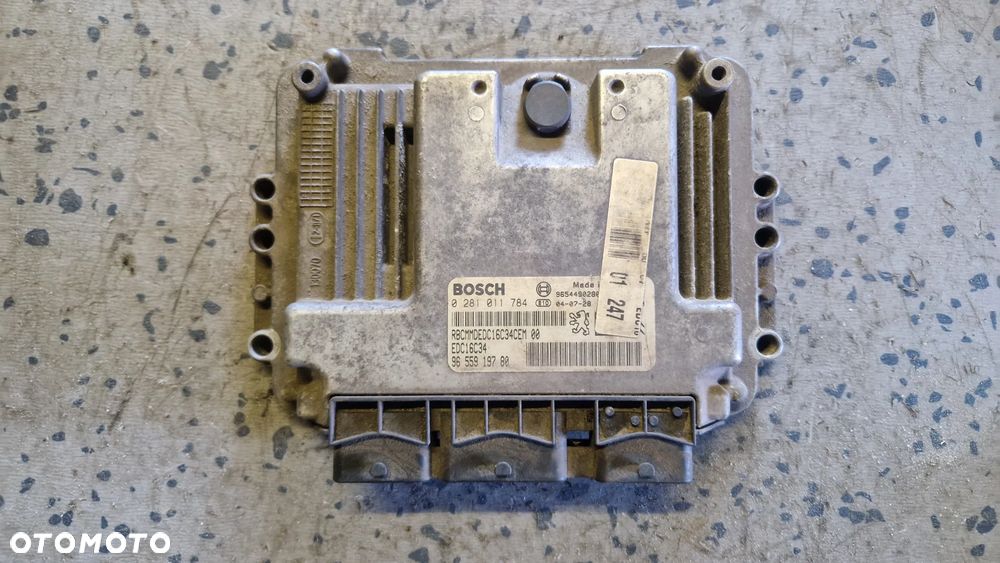 PEUGEOT 206 1.4 HDI STEROWNIK SILNIKA 0281011784 - 1