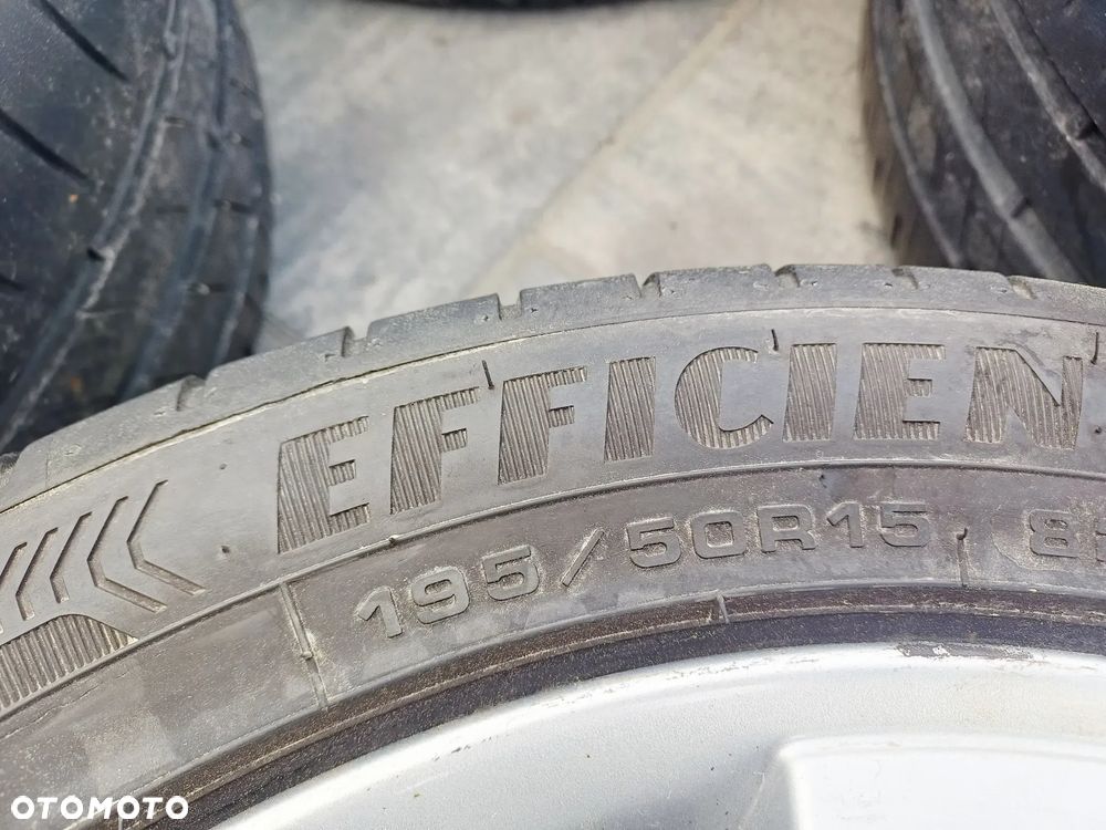FELIGI Z OPONAMI ALUMINIOWE SMART FORFOUR R15 4X100 60.1mm OPONY 195/50 R15 LATO NR4 - 6
