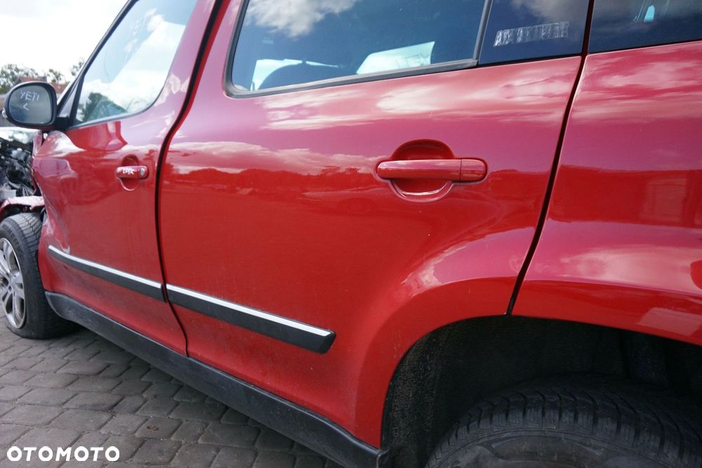 DRZWI TYLNE LEWE YETI LIFT LF3K  CZERWONY SKODA 2012-2017 - 3