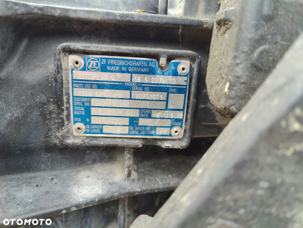 SKRZYNIA BIEGÓW RENAULT MAN DAF MANUALNA ECOSPLIT 4 - 3