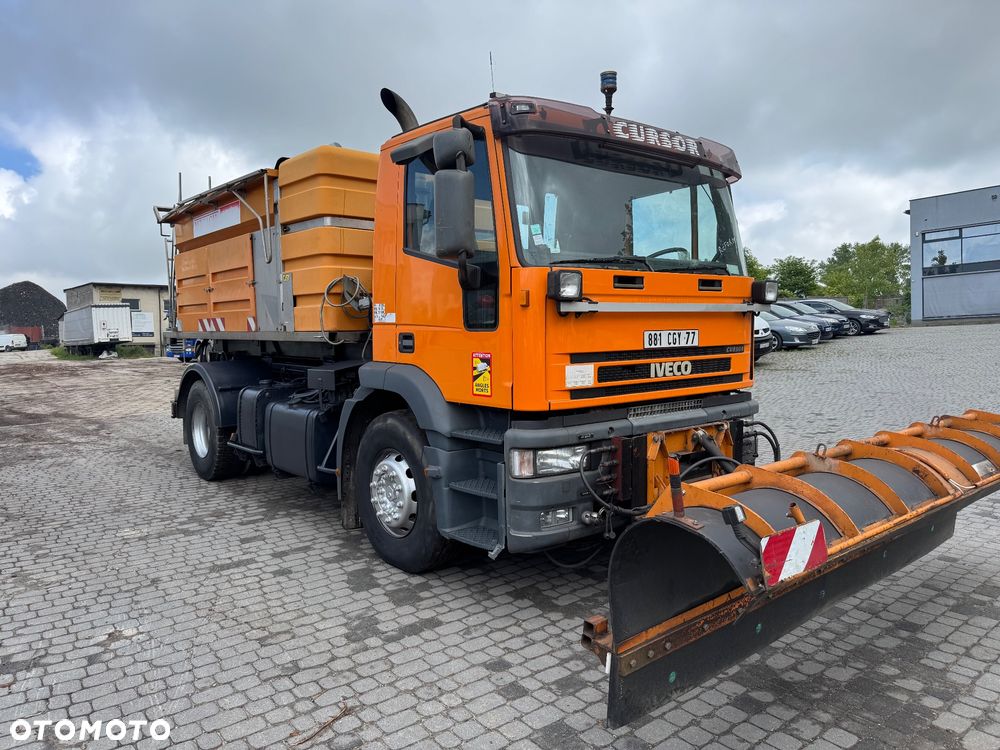 Iveco Eurotech 190E27 Hakowiec Solarka Piaskarka Pług Specjalny Tylko 94 tys km - 3