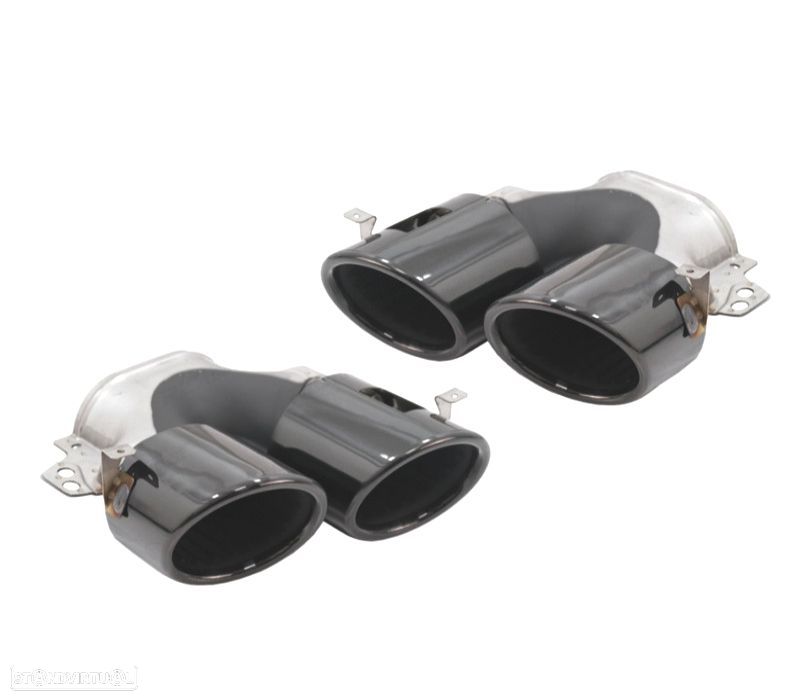 PONTEIRAS DE ESCAPE MERCEDES GLE W167 19- LOOK GLE53 PRETAS - 2